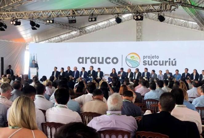 Arauco anuncia construção da maior fábrica de celulose do mundo em MS